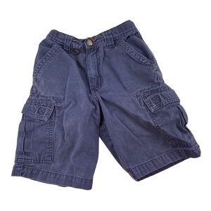 Falls Creek Boys Cargo Shorts Size 5 6 Navy Blue Cargo Shorts